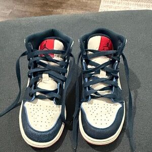 Jordan Kids' Sneakers - Navy, Red, and White